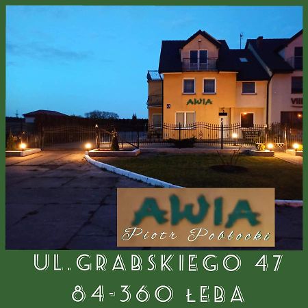 Pokoje Goscinne " Awia " Łeba Esterno foto